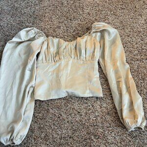 Abercrombie Puff Sleeve Blouse